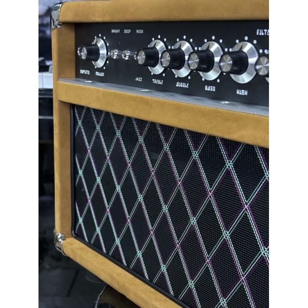 2024 HOT!!! Dumble #002 Version Clone SSS20-Steel String Singer SSS Tube Amp Head 20Watt in Suede Brown with Original Knobs