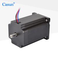 Motor NEMA 24 passos preto 4100mN.M Motor passo duplo de eixo