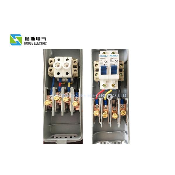 Outdoor Street Lighting Pole Fuse Box , Water Resistant Junction Box