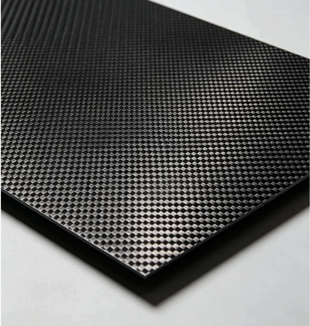 High Strength Carbon Fiber Sheets Custom Shape Seat Back Panels Lightweight