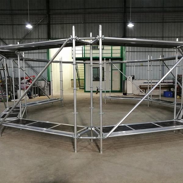 Système d'échafaudage circulaire en alliage d'aluminium