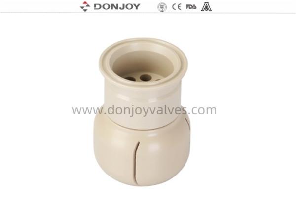 PEEK Material Rotary Tank Spray Ball With Ferrule End