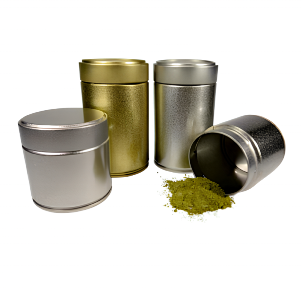 60*60*68mm 73*73mm Matcha Powder Tin Food Grade Tinplate Metal Cans 30g 40g 60g 80g Coffee