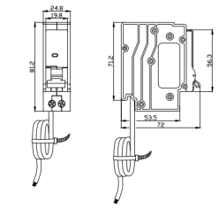 VRL03 МИНИ RCBO с остаточным настоящим 6A, 10A, 16A, 20A, 25A, 32A, 40A, 50A со стандартным IEC/EN 61009-1, AS/NZS 61009,1