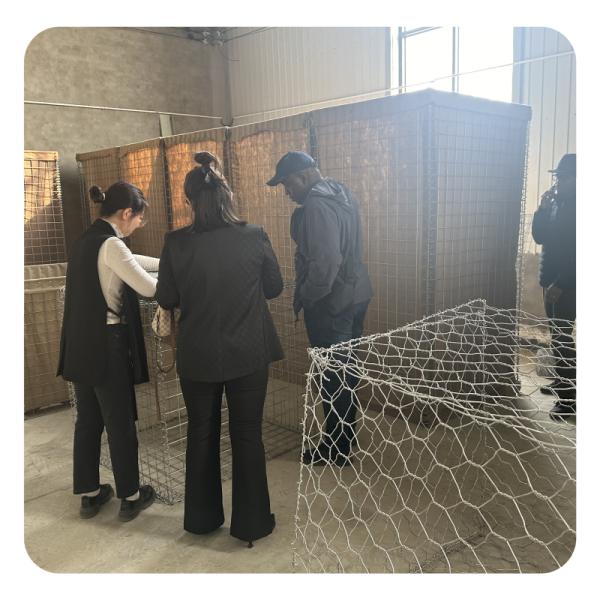 2x1x1 mesh Gabion высокая безопасность складываемые военные барьеры контейнерные стены для бункеров