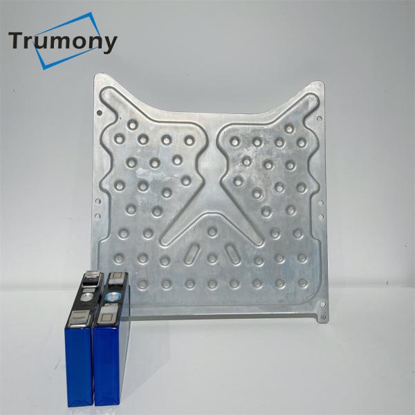 Heat Sink Of Lithium Ion Battery Cooling System Aluminum Water Cooling Plate