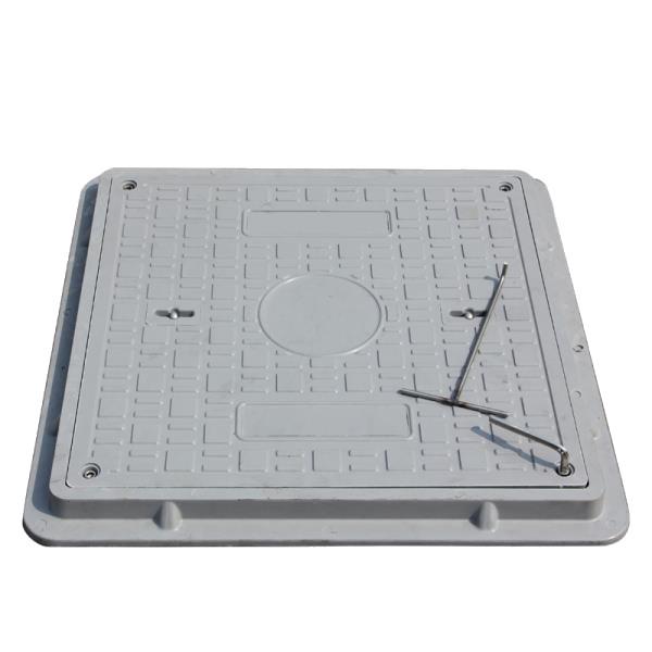Anti Slip Square Heavy Duty Manhole Cover And Frame / Waterproof Manhole Cover