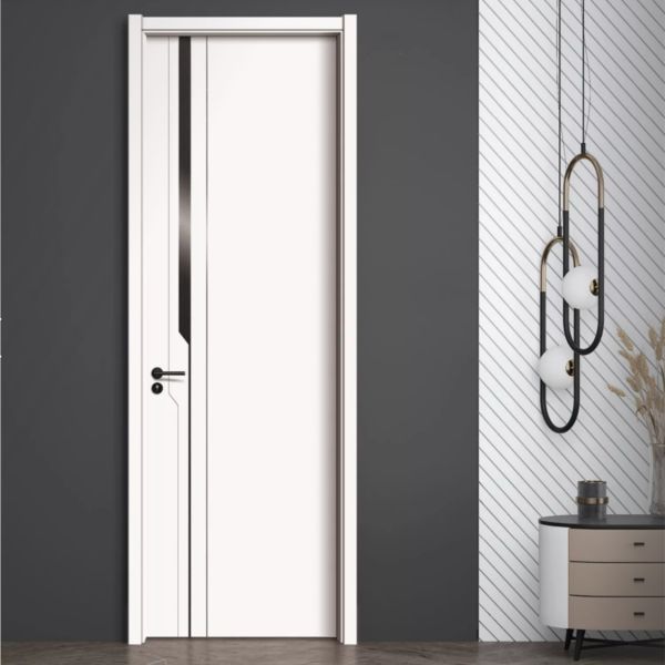 Classic Wood Grain Custom Solid Wooden Door for Home Rooms