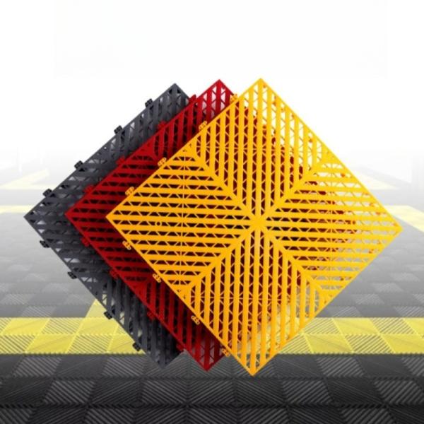 20 мм толщины полипропиленовых вентиляционных гаражных плиток 400 * 400 мм