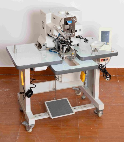 High Speed Electronic Button Hole Machine With Automatic Dual Button Feeding