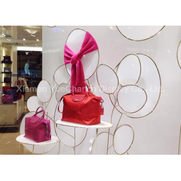 Custom Metal Frame With Fabric Surface Leaf shape Decorations