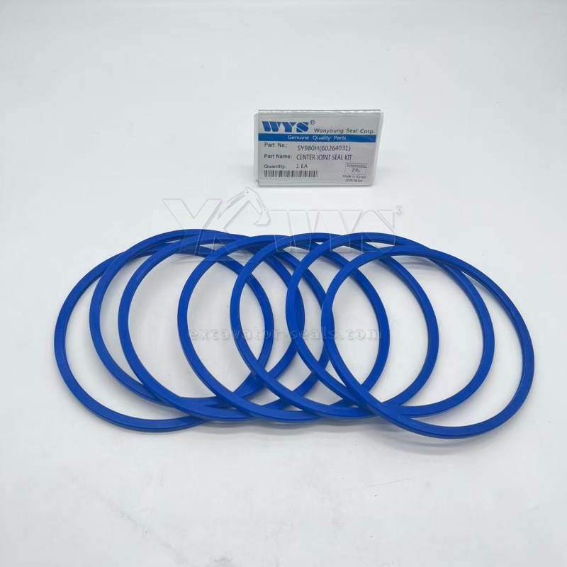 Hydraulic Center Joint Seal Kit 60264031 SY980H  for Excavator SY135C, SY155U, SY215C