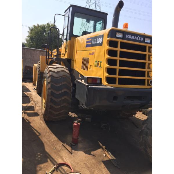 Excellent Condition Komatsu WA380 Used Wheel Loader with Liyuan Hydraulic Cylinder