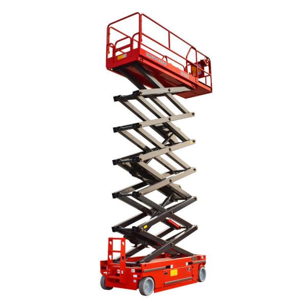 10m 320kg Electric Scissor Lift Self Propelled Scissor Lift Platform