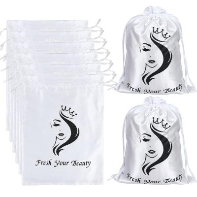 Bulk Satin Drawstring Dust Bag Gift Pouch For Makeup Storage