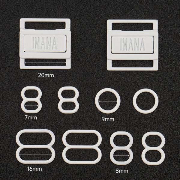 Bikini Hardware Metal Bra Ring and Slider Buckle for Customized Size Custom Logo Bra