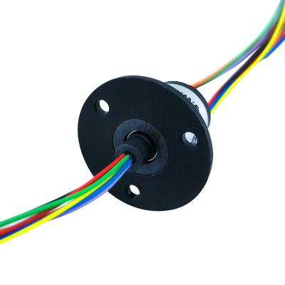 8way 2A 28AWG Anillo de deslizamiento eléctrico de alambre de teflón para luces rotativas de escenario