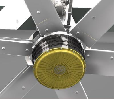 Fã de teto refrigerando dos hvls do armazém para salas grandes dos grandes espaços