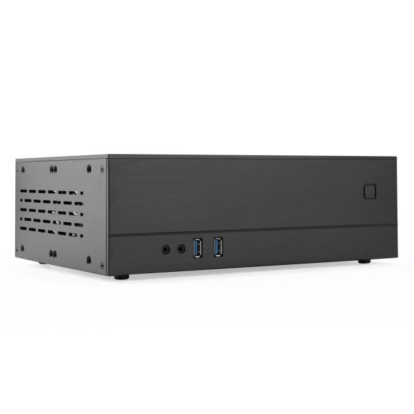 Black Aluminium SPCC MATX Mini PC Cabinet