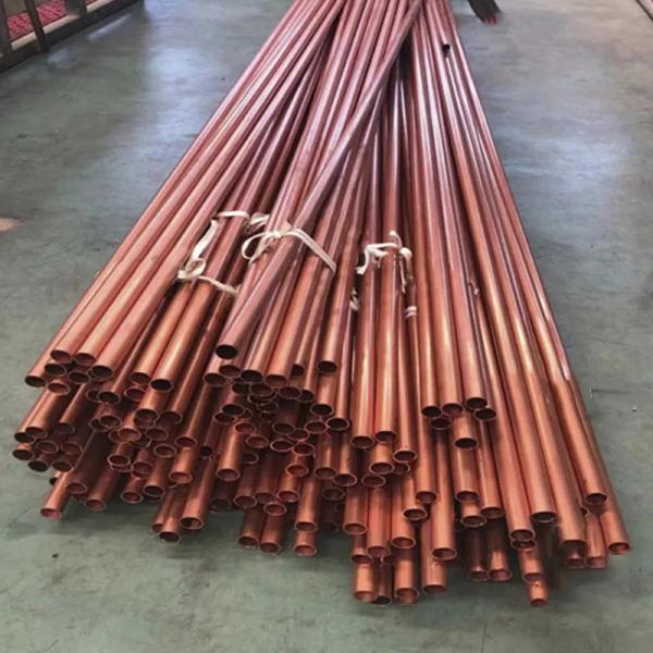 Da fábrica tubulação sem emenda brilhante do tubo da liga de cobre em linha reta 15mm 20mm