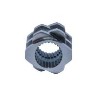 Matériau de l'extrudeuse à double vis poli ISO9001 série de blocs de broyage