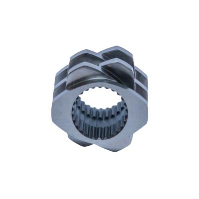 Material de extrusão de parafusos duplos polidos ISO9001 Pass Kneading Block Series