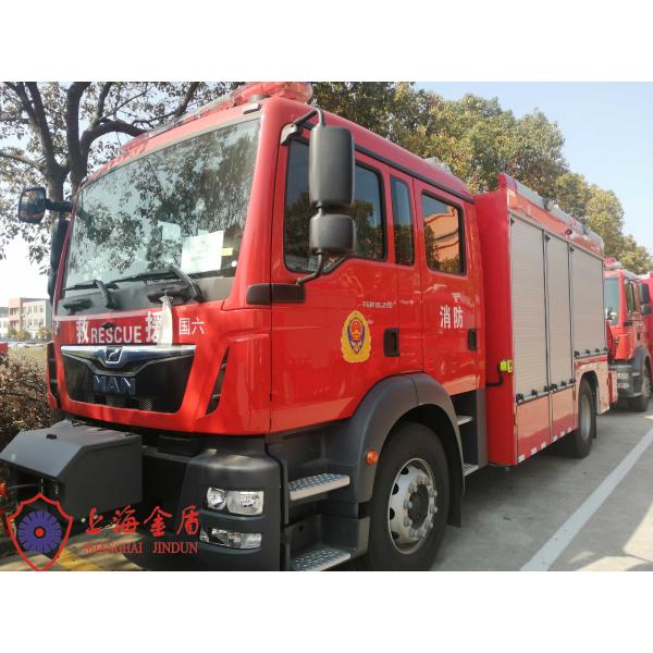 MAN Chasis 213kw Vehículo de rescate de emergencia contra incendios con cabrestante de tracción de 5440 kg