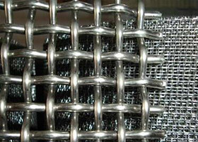Fine Stainless Steel Crimped Wire Mesh / Stainless Steel Wire Grid Panels