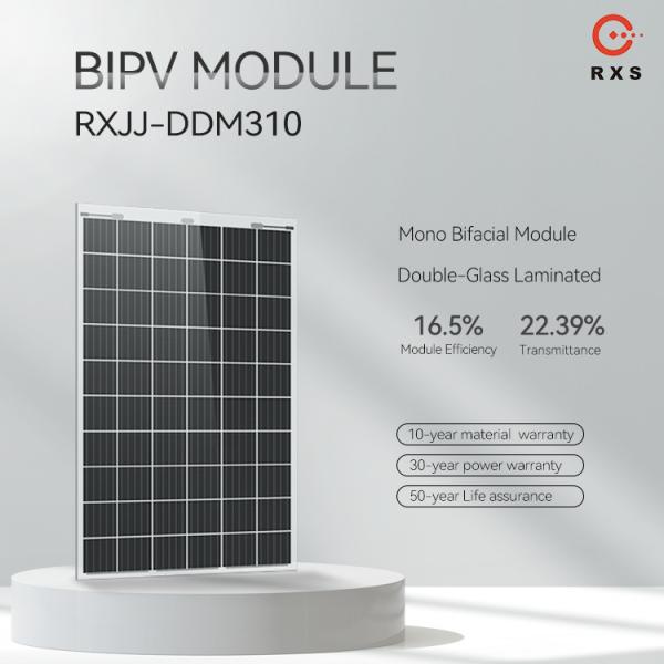 Прозрачные солнечные панели Rixin BIPV Mono Glass 310W 320W Модуль солнечной панели PV