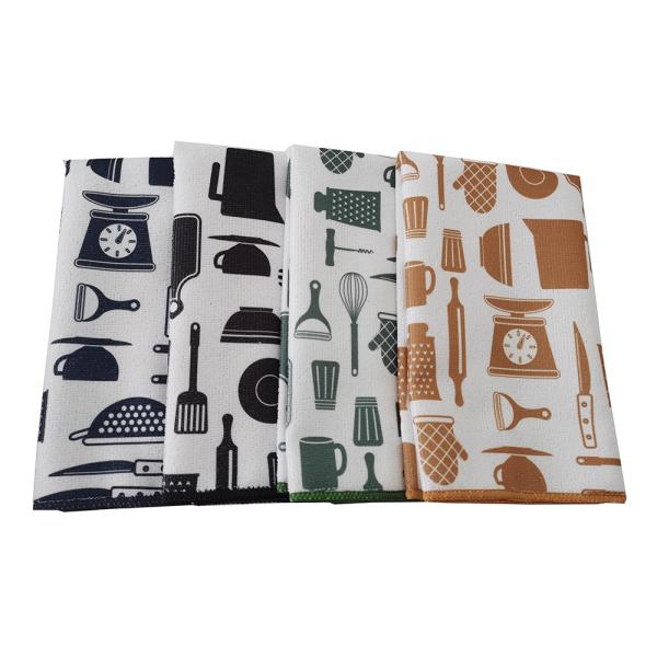 Coffee Bar Microfiber Dish Towel For Dishes Tea Towel