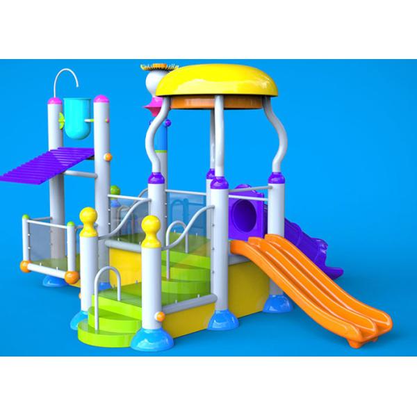 Holiday Resorts Spray Park Equipment Hot Dip Galvanizing Steel Structures