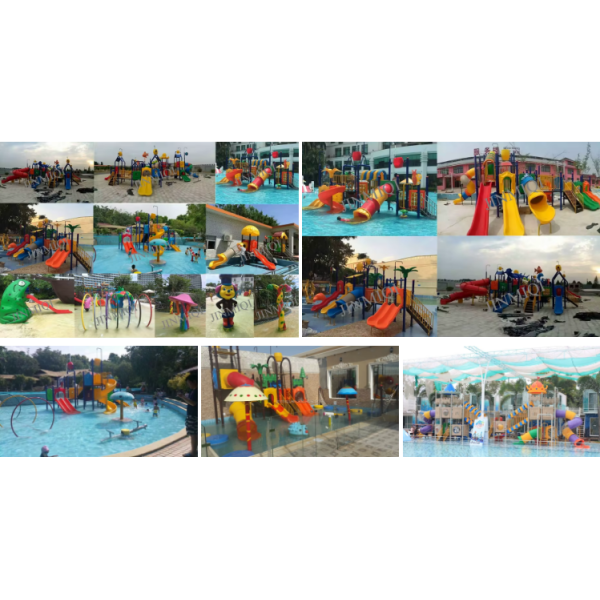 Hot Sale Outdoor Playground Equipment Plastic Slide Kids Amusement Park Play Set