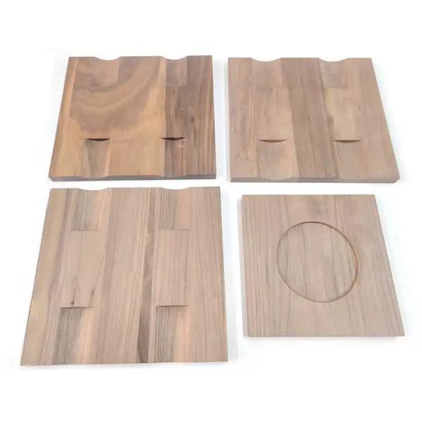 ±0.1mm Customized Wood Turning Lathe Parts Furniture Machined Parts