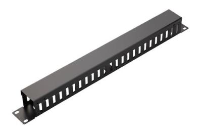 High Performance 1U Rack Mount Cable Management , Amp Cable Management With Cover YH4040
