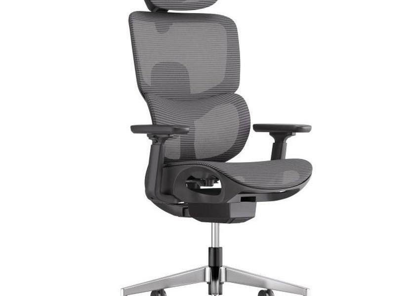 H7 Task Office Chair with Multi-level Adjustable Lumbar Support, 128mm Deep Neck Support, and Double-layered High-elastic Seat Cushion