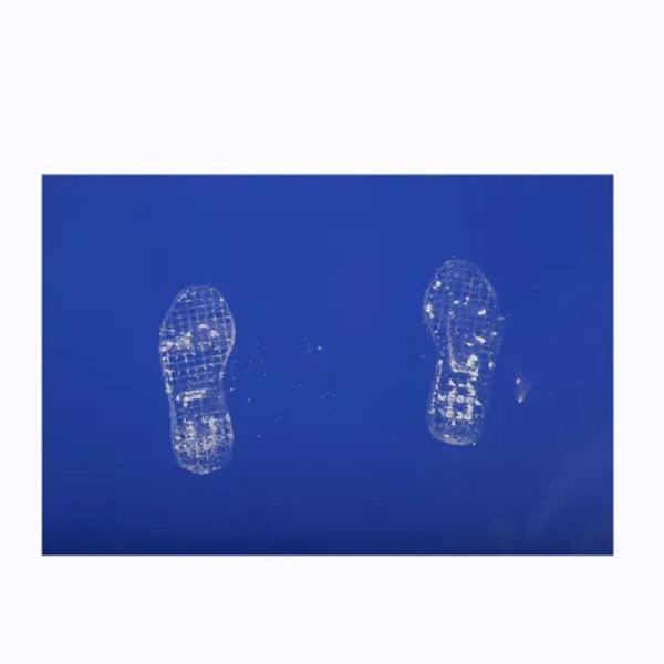Disposable Peel Off Cleanroom Blue PE Film Sticky Mat 30 Layers