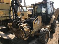 O carregador da roda do CAT 416E Timberbackhoe encerrou a cabine horas do trabalho de 2010 anos 3778