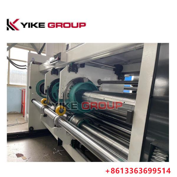 YIKE GROUP lead edge feeder 1200X2400MM 4 Color Flexo Printing Slotting Die Cutting Machine