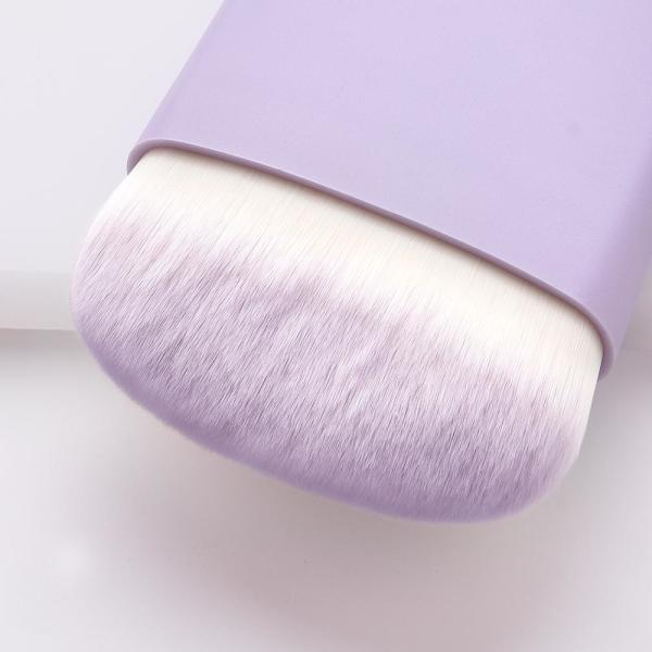 OEM Synthetic Single Purple Brushes 40g Flat Edge Makeup Brush Synthetic Hair