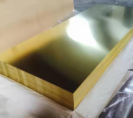 99% Cu C2680 H65 CuZn33 Custom Brass Plates For Industrial Use
