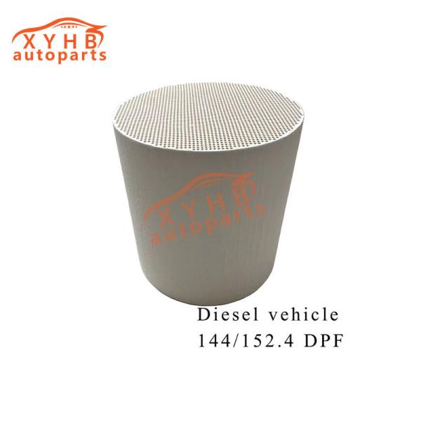                  Ceramic Carrier High Quality Diesel Round DPF Three-Way Catalytic Filter Element Euro 1-5 Model: 144*152.4             