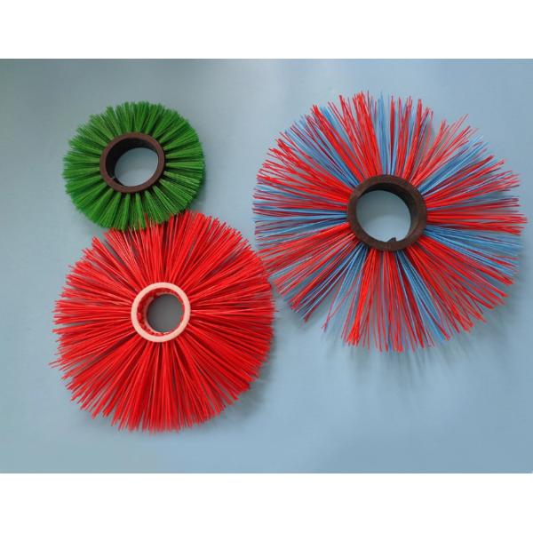 brosses industrielles de balayeuse de route d'aéroport de fibre de 178mm pp