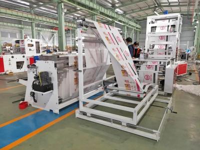 Plastic Film Folding Thermal Paper Slitting Rewinding Machine 150m/min With 4PCS Servo Motor