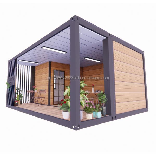 Customized Color 20ft Wooden House with Luxurious Garden Studio Flat Package Container and Mobile Bar Materials Used
