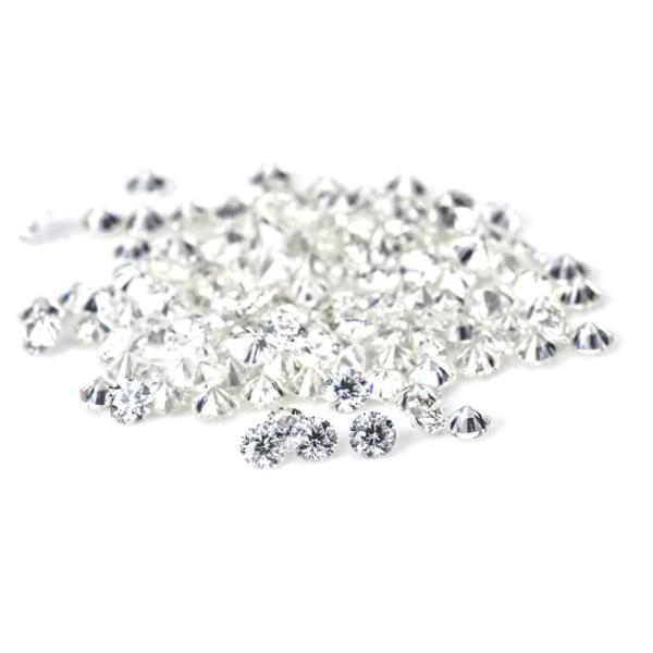 Melee Moissanite Алмаз за карат Круглый рез DEF Малый размер Moissanite VVS1 Лабораторный выращенный Алмаз Драгоценный камень Форма квадратная