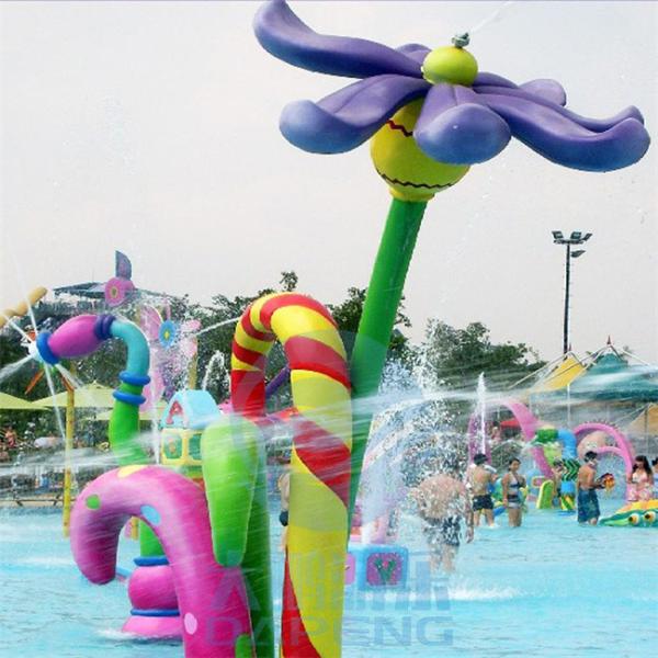 Заводы и пусковая площадка выплеска аквапарк стеклоткани серии цветка для детей