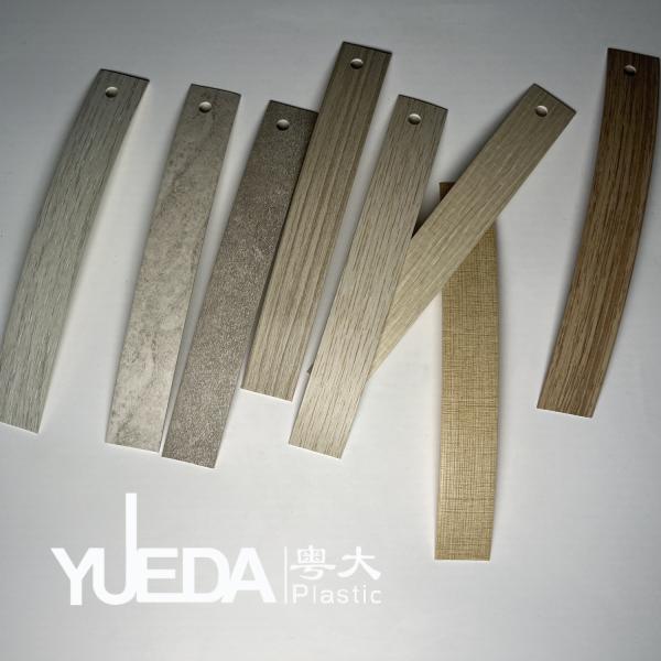 Varied Embossed Furniture Edge Banding Tape With Classic Leather / Wire Drawing Textures