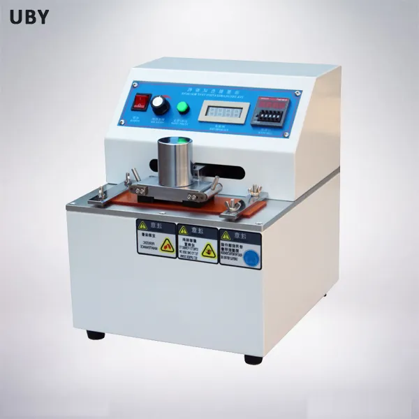 Compliant with ASTM D5264 Ink Abrasion Resistance Tester for Dry and Wet Rubbing Test with LCD English Display