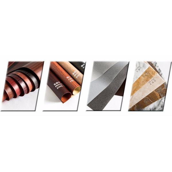 Wood Grain PVC Decorative Foil For Covering Cabinet , Size Customized