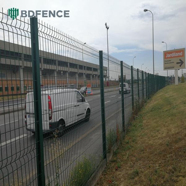 Private Garden V Beam Security Fencing Decorative Safety